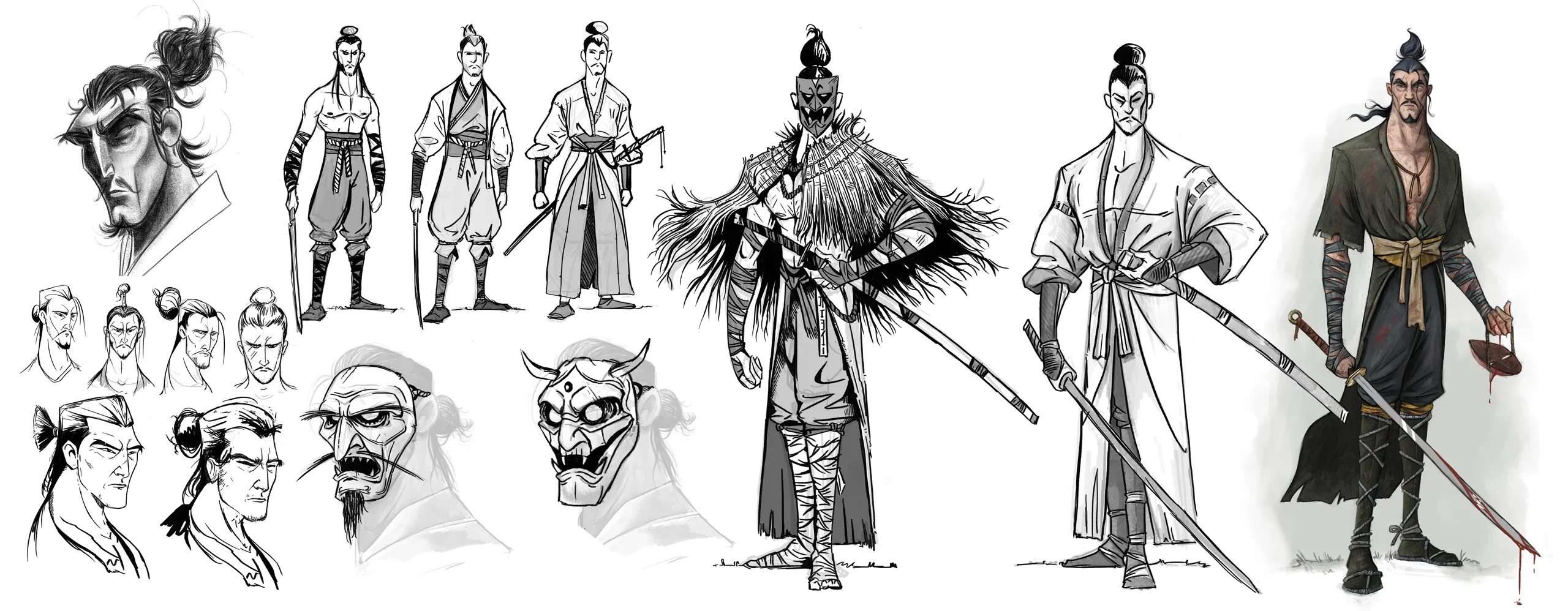 Tengu no Uta — concept art