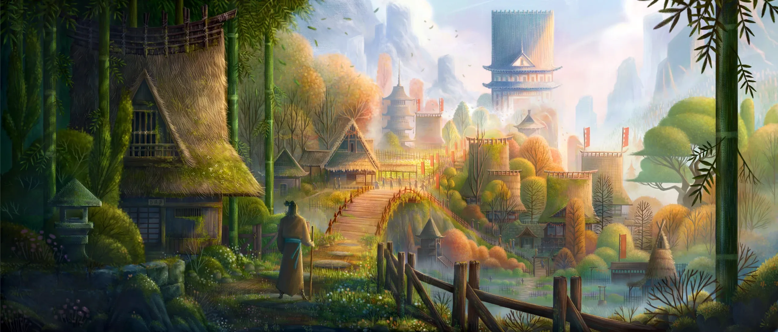 Tengu no Uta — concept art