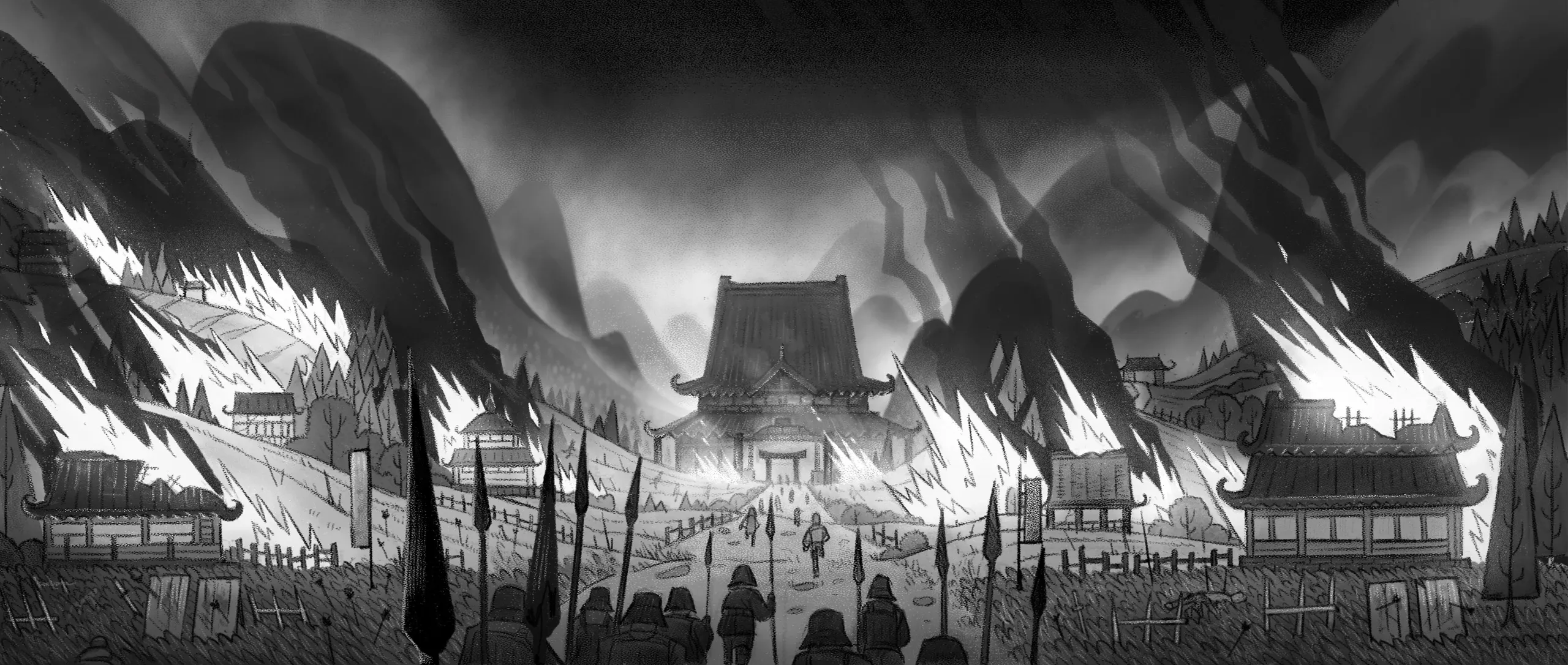 Tengu no Uta — concept art